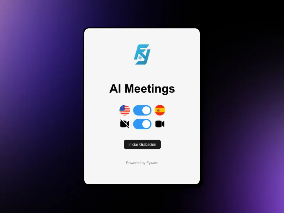 Ai Meetings - By Fyware