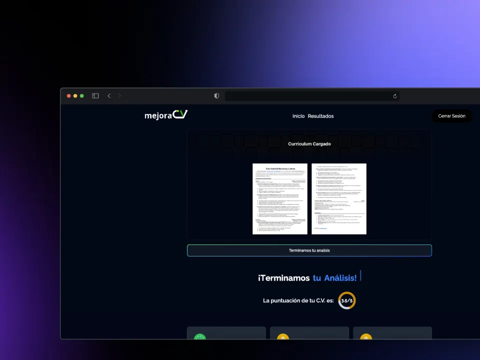 Mejora CV